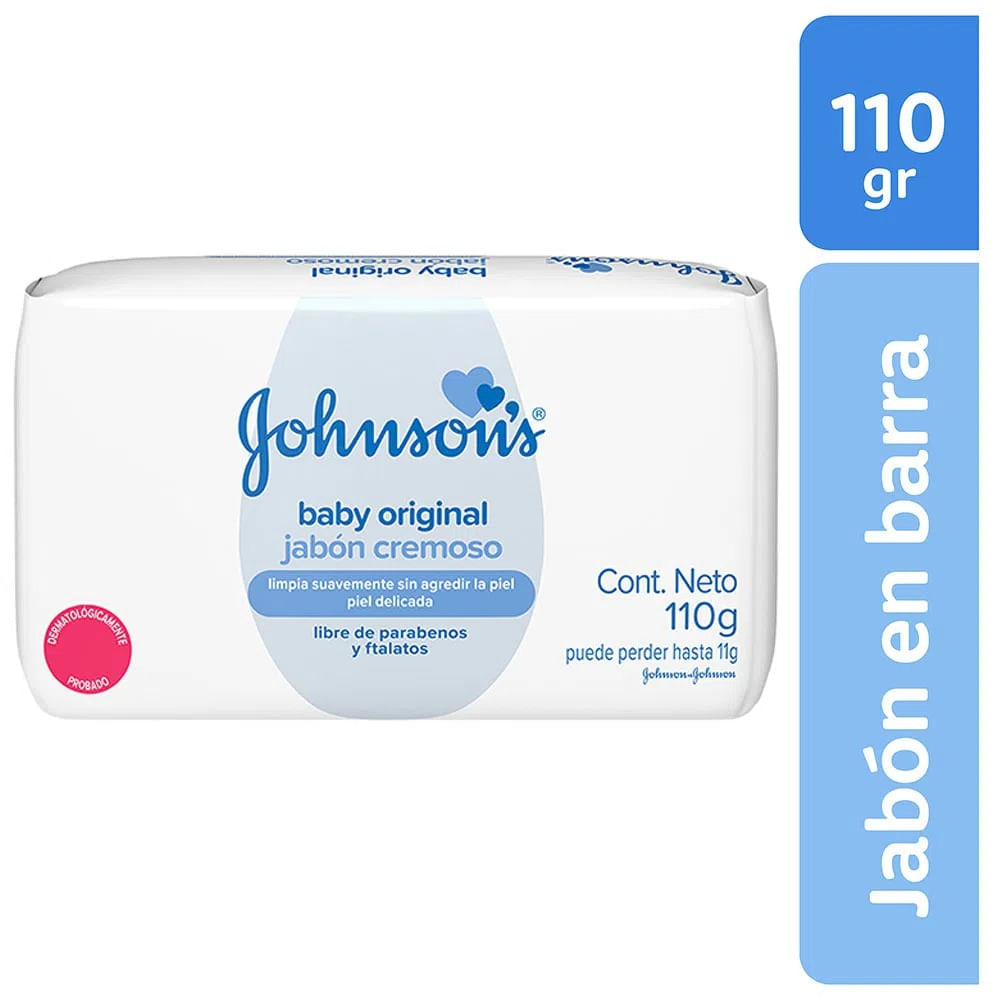 Jabón en Barra Johnson's Baby Original 110g