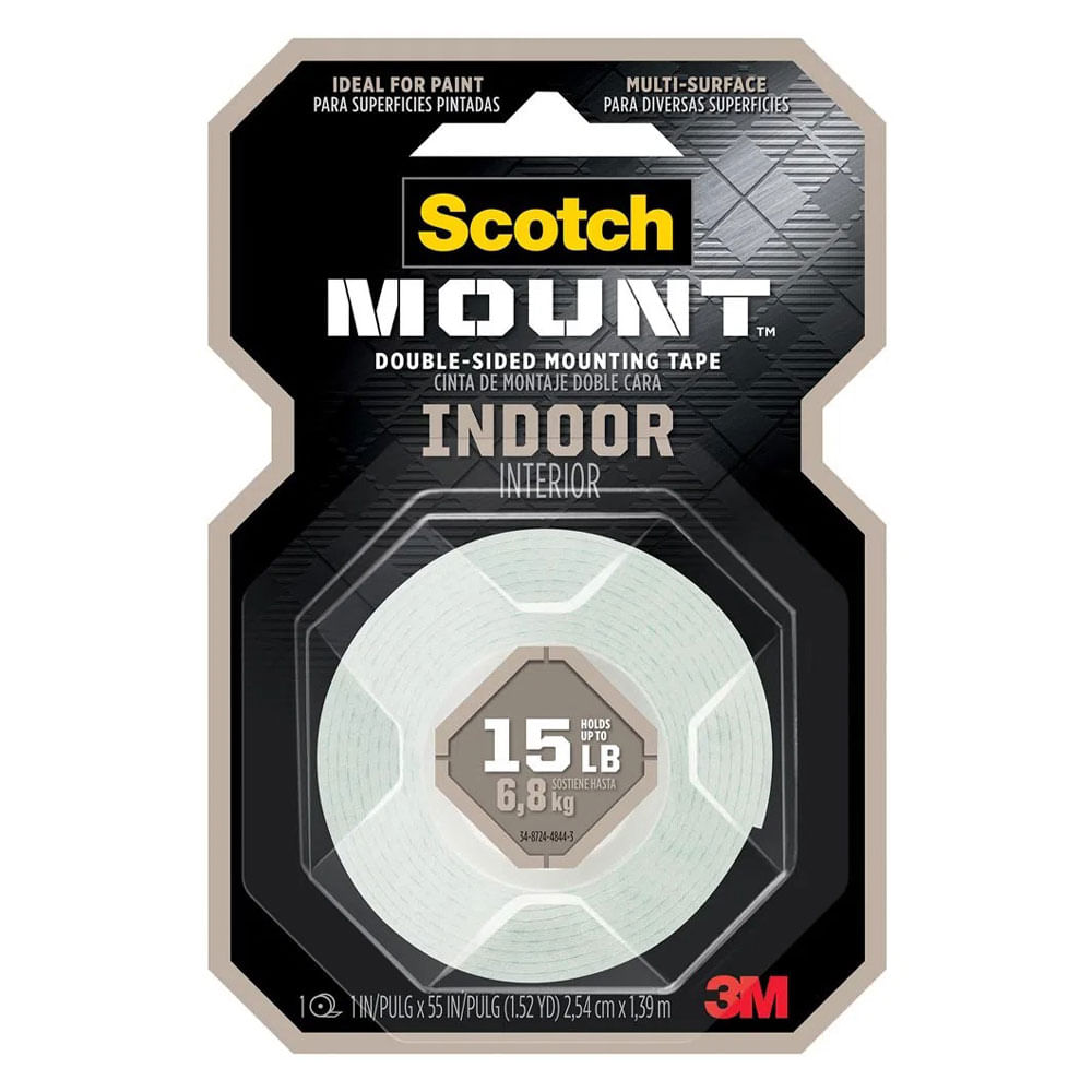 Cinta de Montaje Doble Cara Scotch 139cm