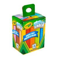 Tizas Crayola Jumbo Lavable 12 un.