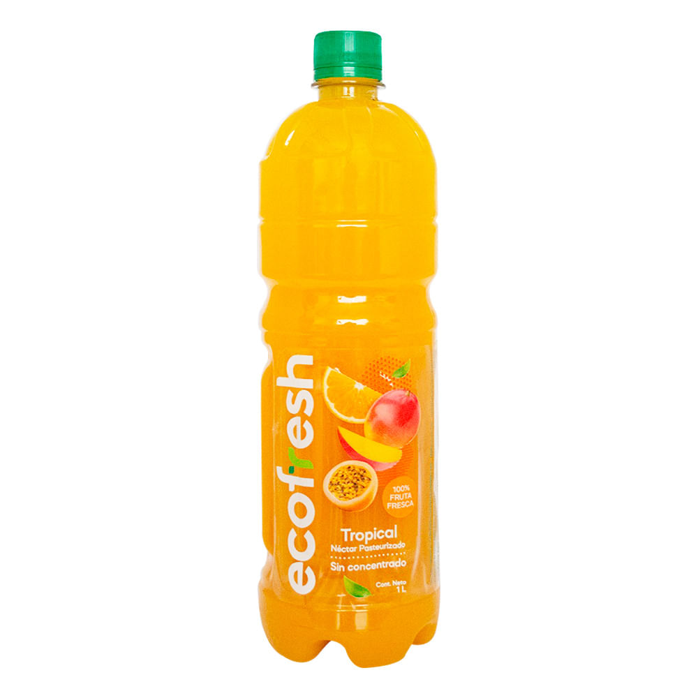 Néctar Tropical Bajo en Calorías Ecofresh Botella 1L