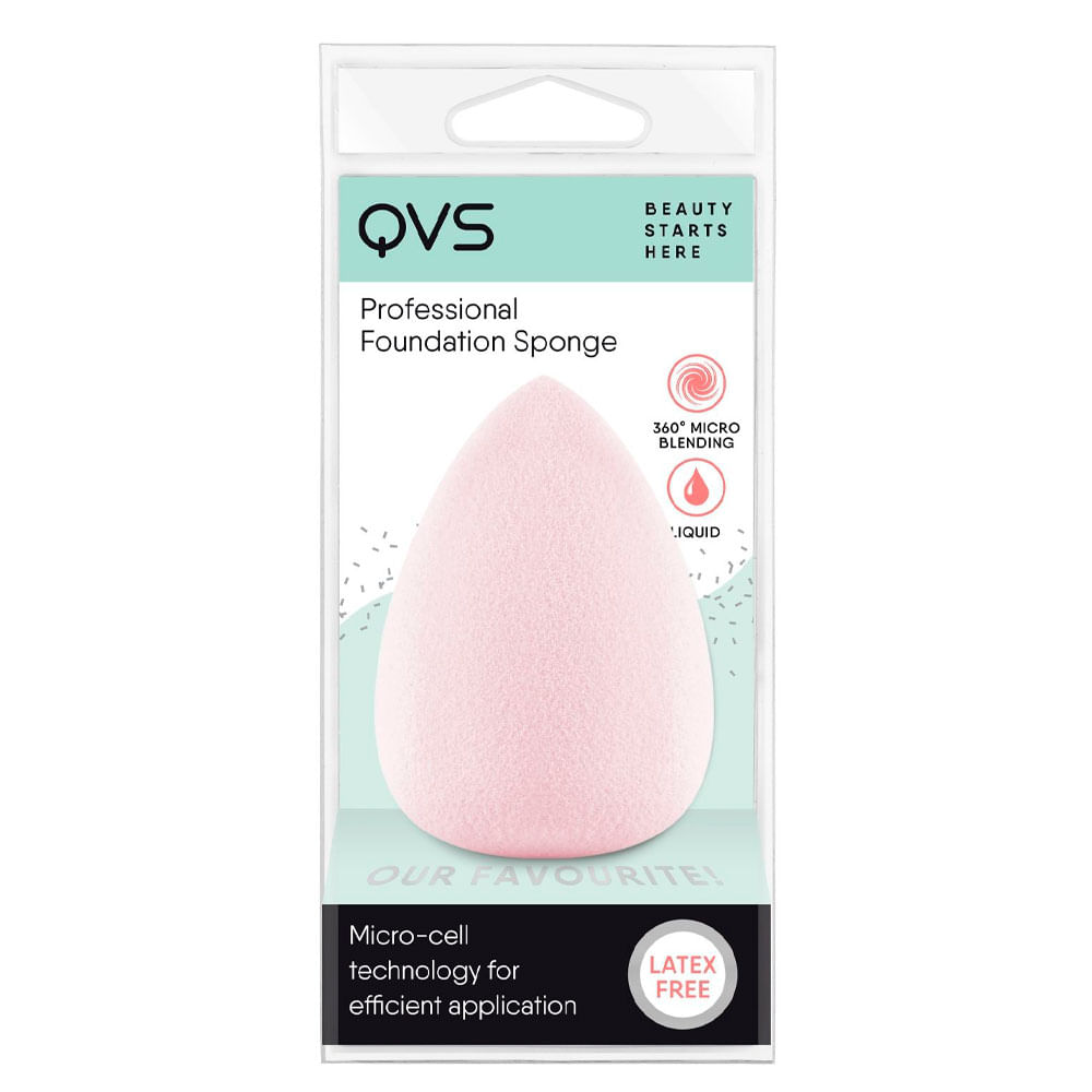 Esponja Profesional QVS Base y Maquillaje