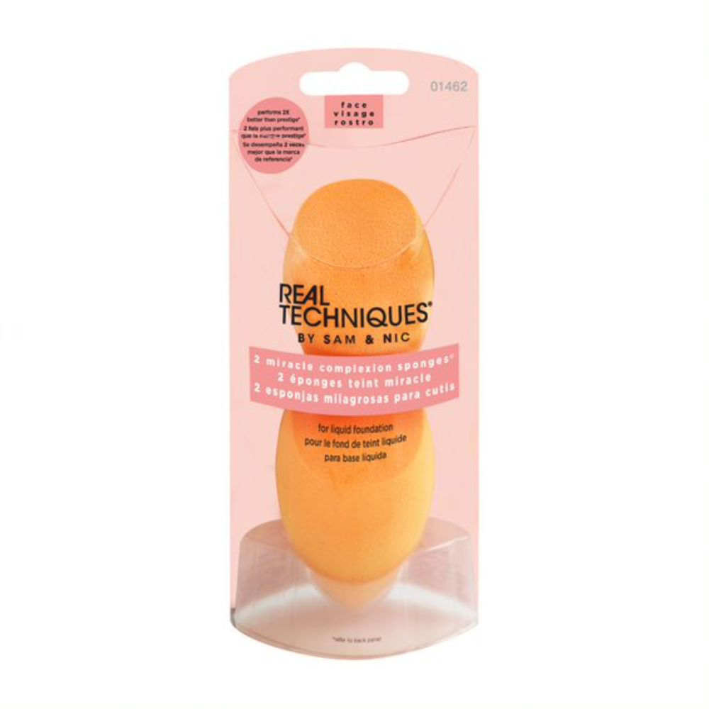 Set Esponja Real Techiniques Miracle Complexion más Estuche Protector de Viaje