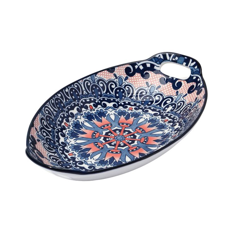 Bandeja-Ovalada-300ml-BYND-Print-Mandala-Azul-BANDEJA-OVAL-27-5X16CM-PRINT-MANDALA-AZUL-1-233430985
