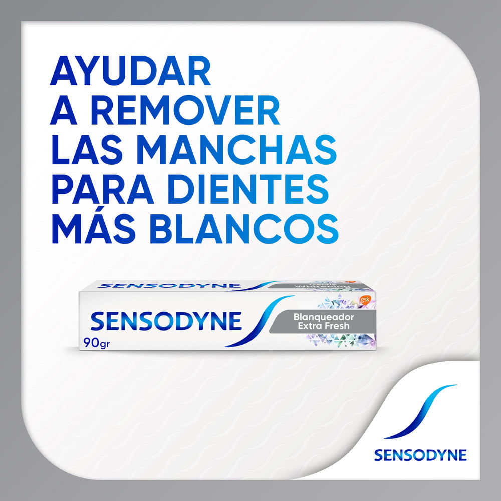 Crema Dental Sensodyne Blanqueador Extra Fresh 90g - Wong