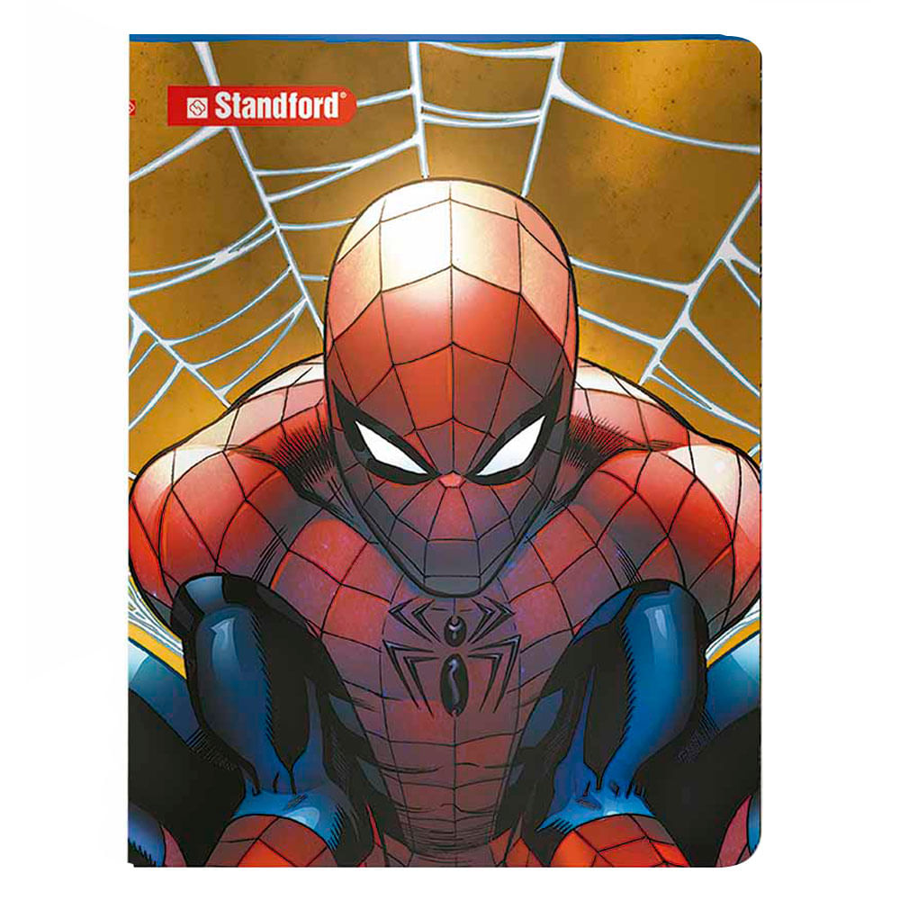 Cuaderno Deluxe Cuadriculado Standford Spiderman 84 Hojas - Wong
