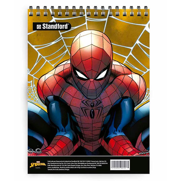 Standford-Sketch-Book-Anillado-Spiderman-24-Hojas-1-29947