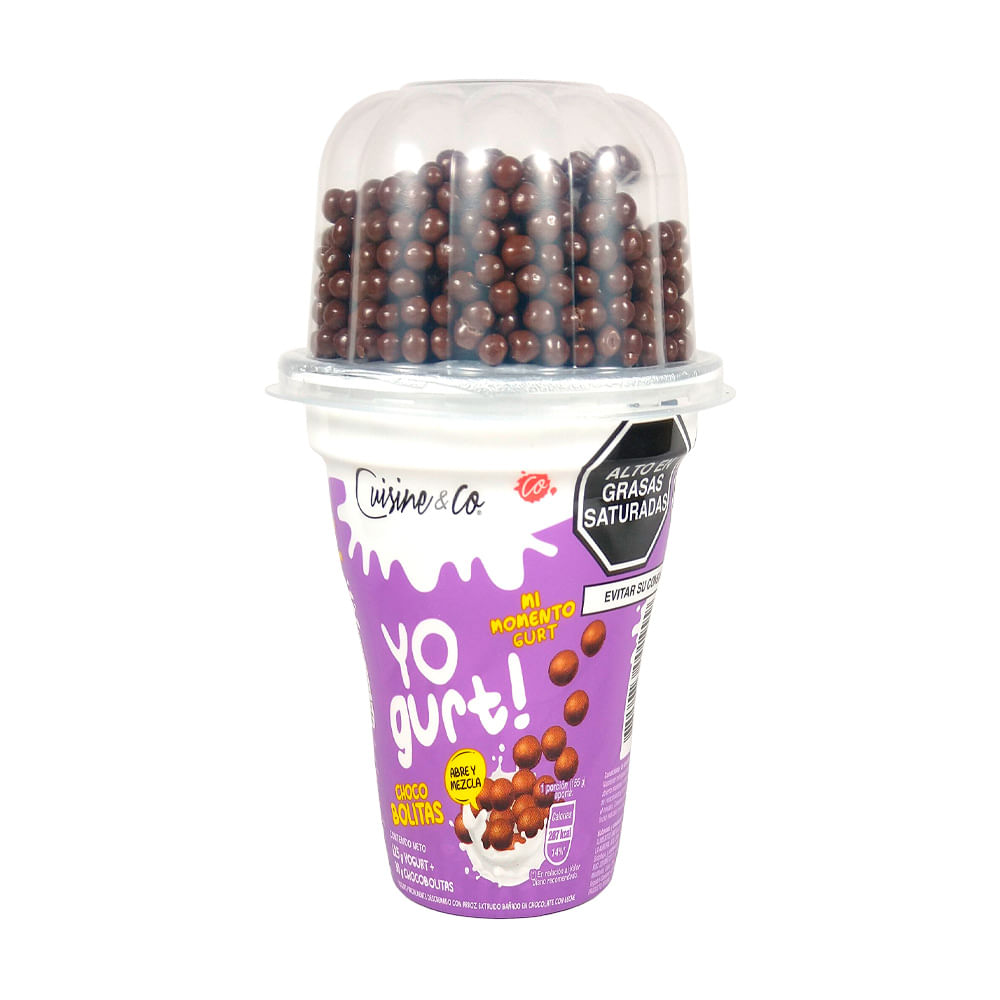 Yogurt con Chocobolitas Cuisine & Co 125g