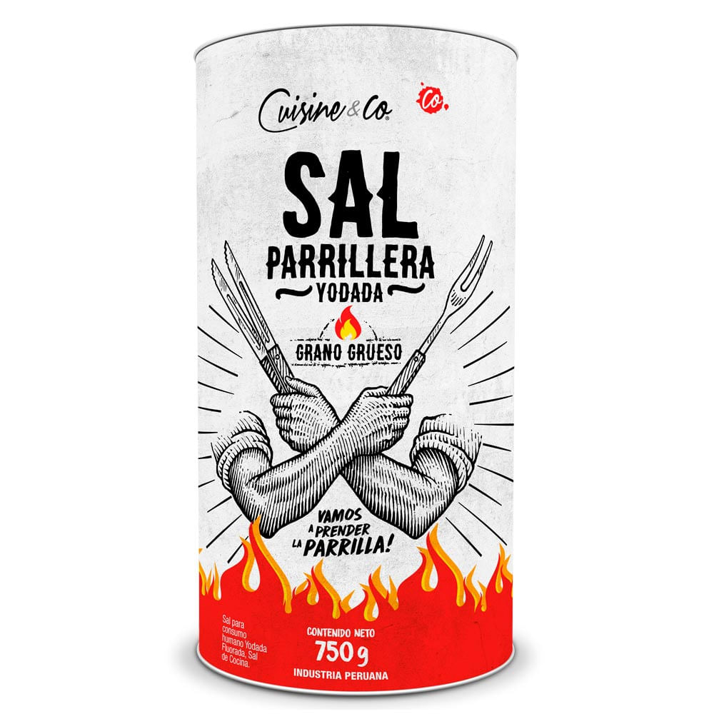 Sal Parrillera Grano Grueso Cuisine & Co 750g