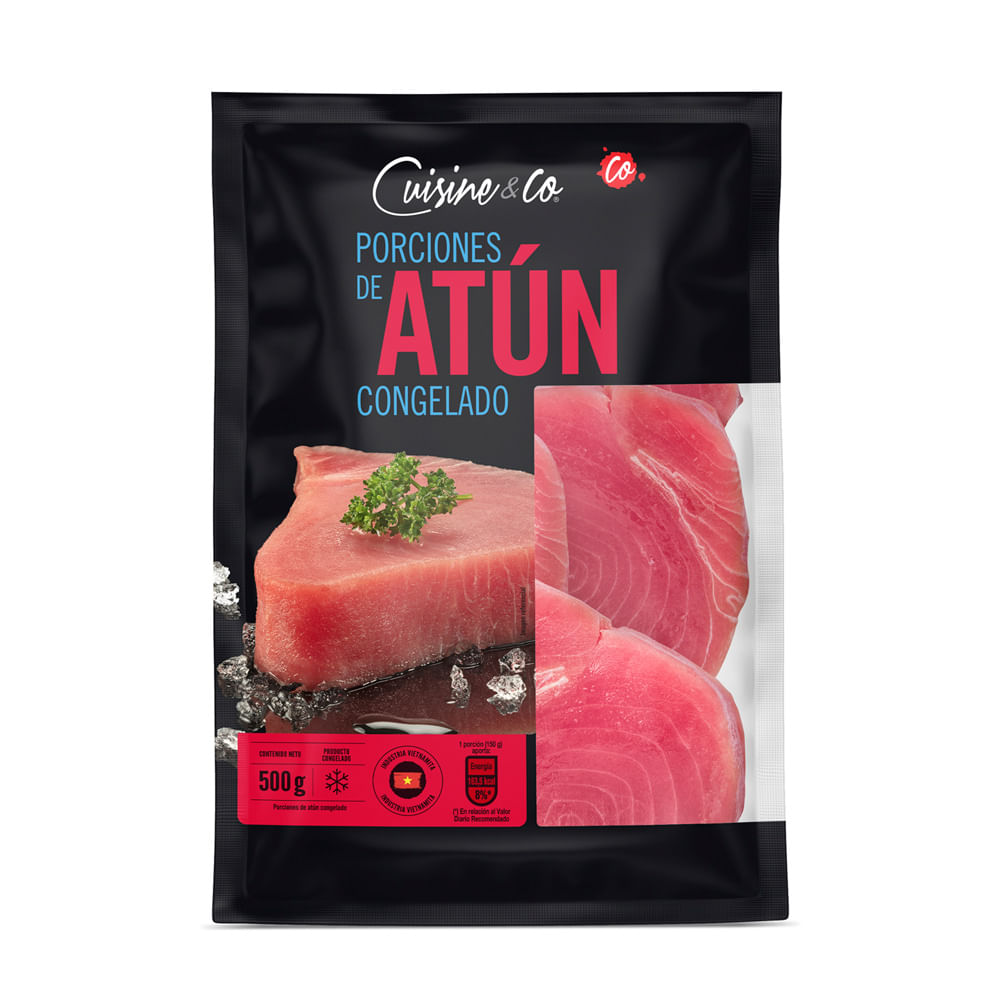 Porciones de Atún Congelado Cuisine & Co 500g