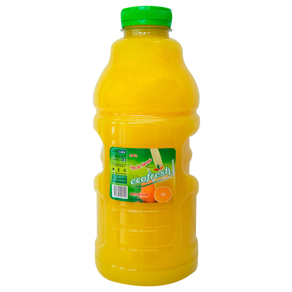 Jugo de Naranja Natural Ecofresh Botella 1.8L