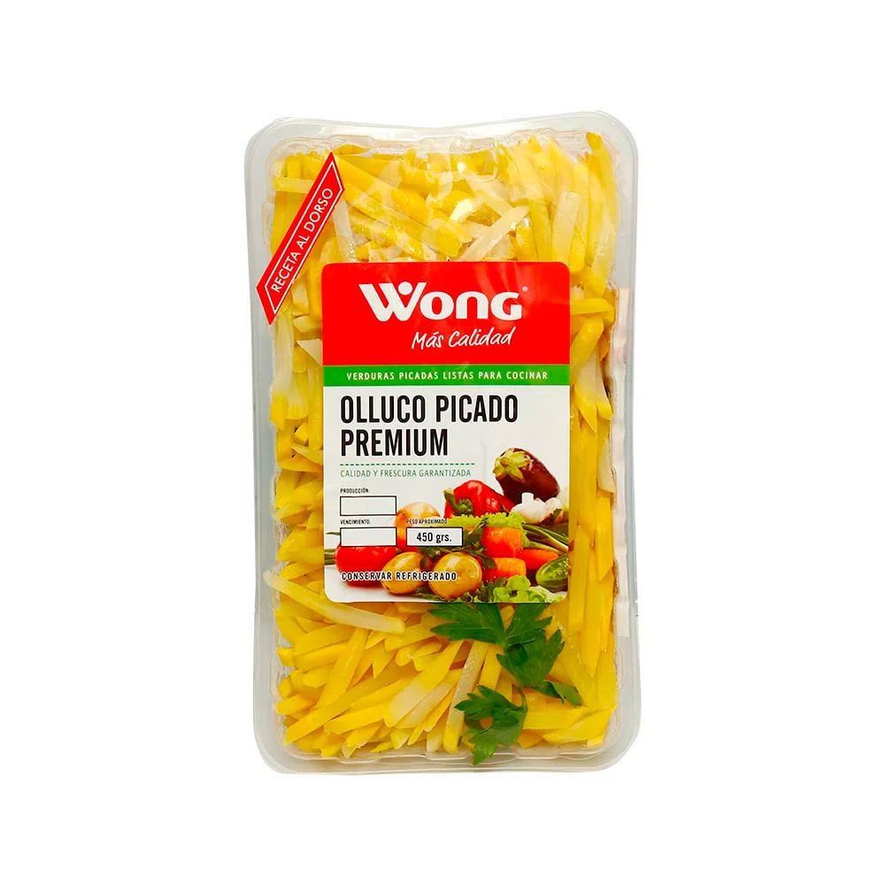 Olluco Picado Premium Wong Bandeja 450g