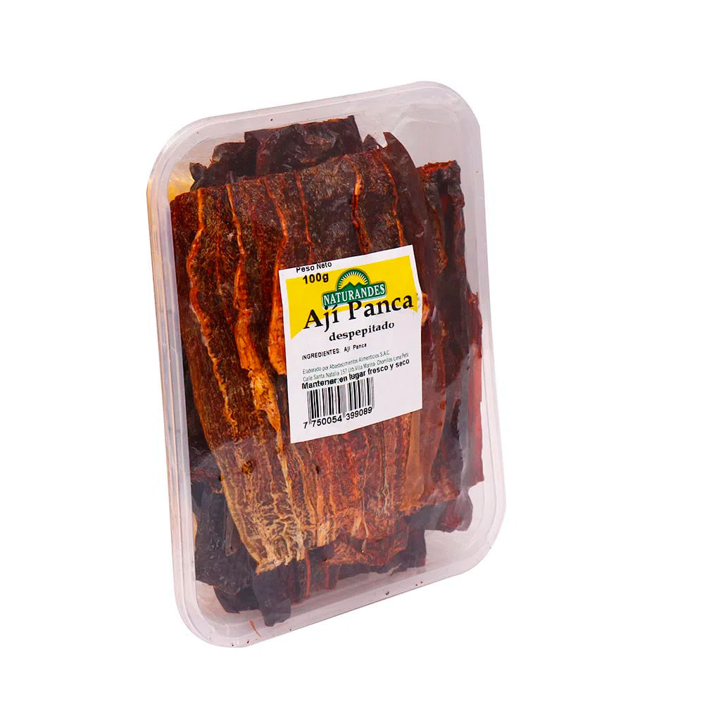 Ají Panca Despepitado Naturandes Bandeja 100g