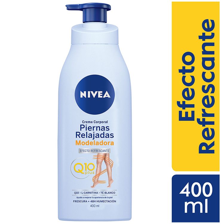 Crema Corporal Nivea Q10 Piernas Relajadas Modeladora 400ml Metroapp