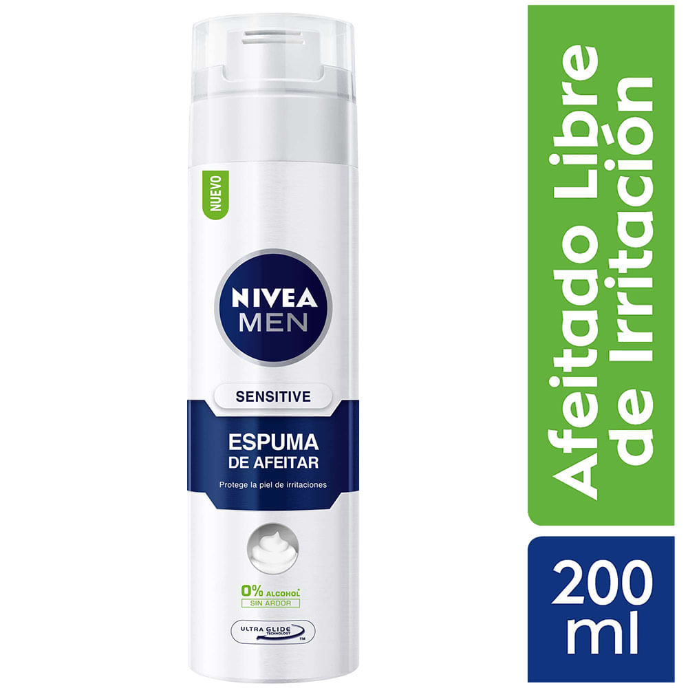 Espuma de Afeitar Nivea Men Sensitive 200ml