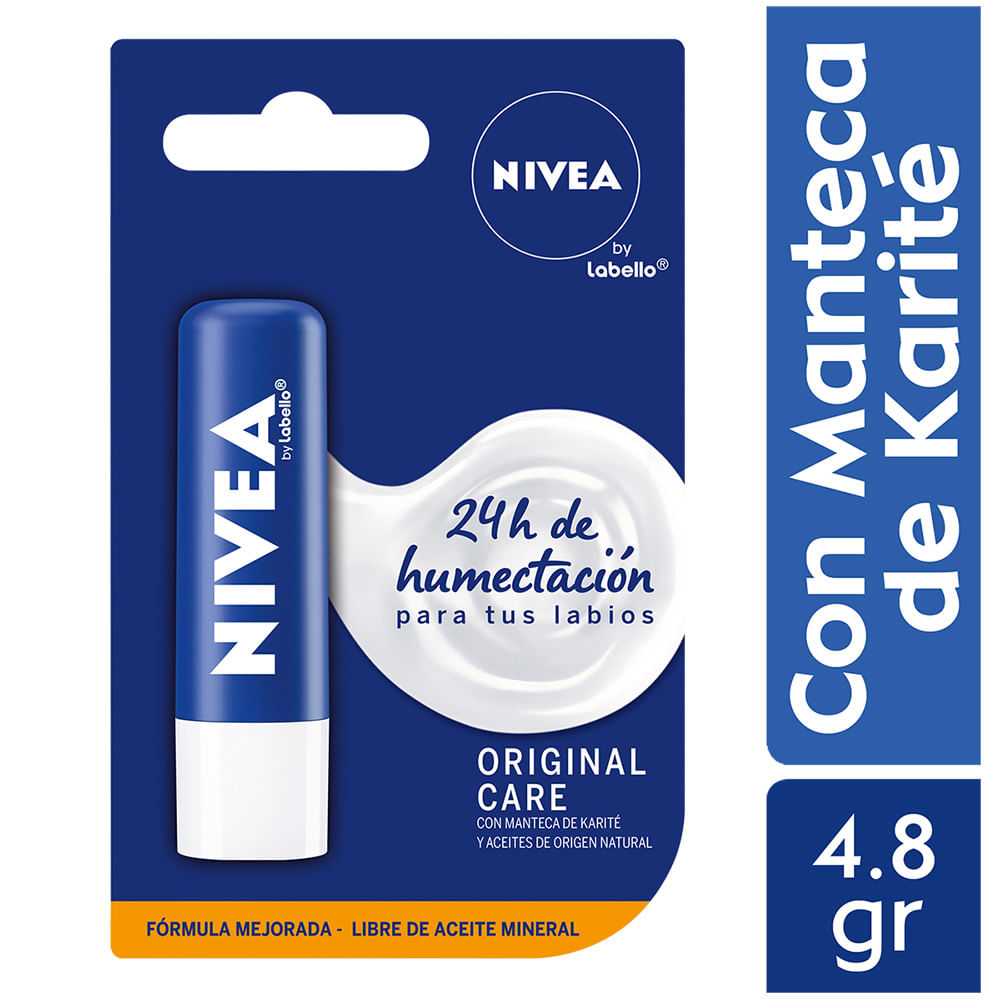Protector Labial Nivea Original Care 4.8g