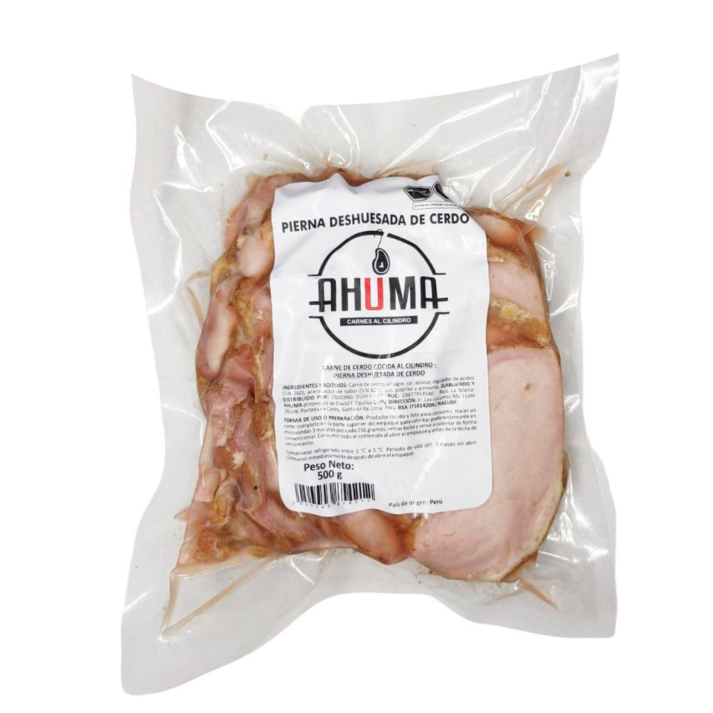 Pierna de Cerdo Deshuesada a la Pimienta Ahuma 500g
