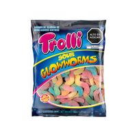 Gomitas Trolli Sour Glow Worms 100g