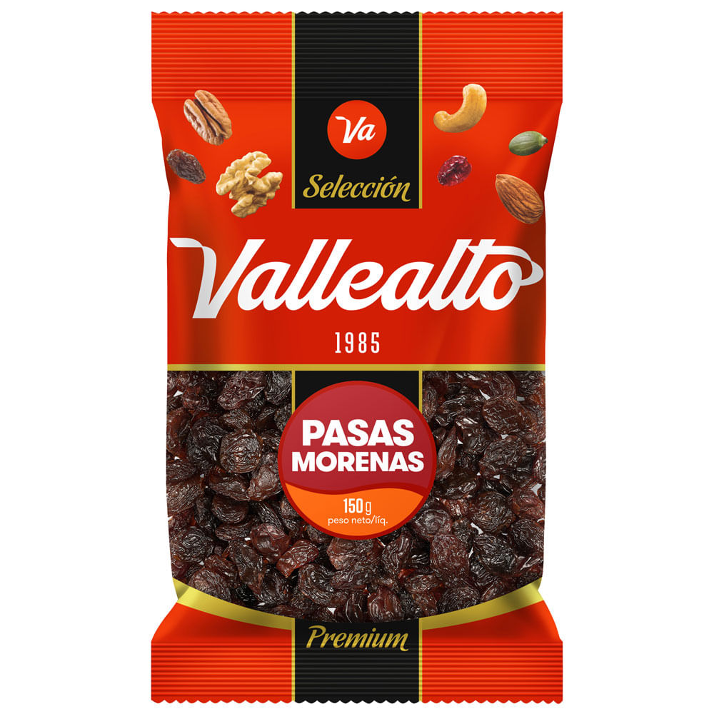Pasas Morenas Vallealto 150g