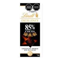 Chocolate Amargo 85% Cacao Lindt Excellence 100g