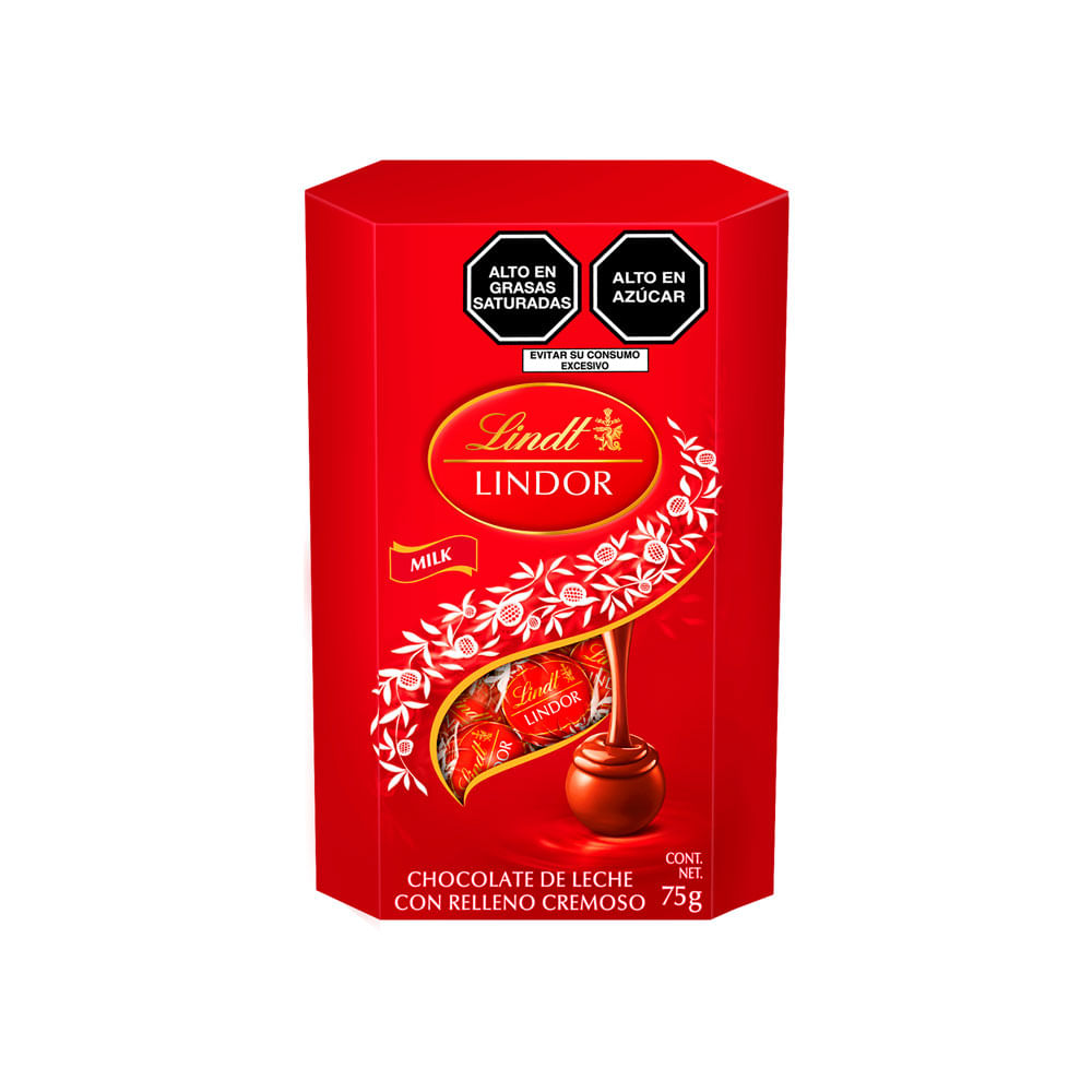 Bombones con Relleno Cremoso Lindt Lindor 75g