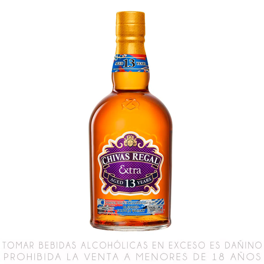 Whisky Chivas Regal Extra Bourbon 13 Años Botella 700ml