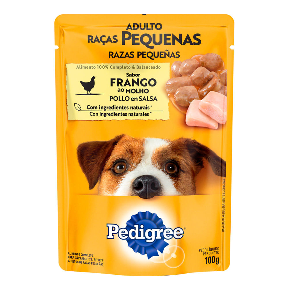Alimento Húmedo para Perros Adultos Pedigree Razas Pequeñas Pollo 100g