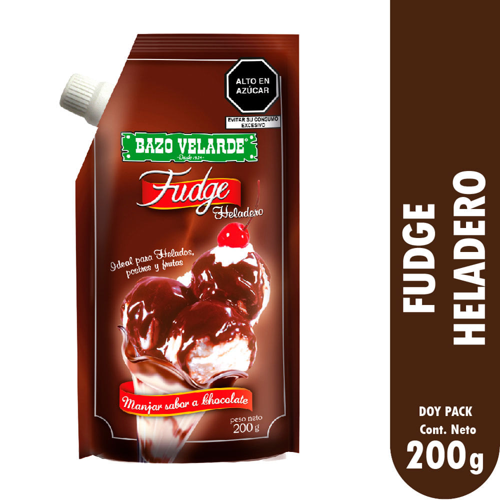 Fudge Heladero Bazo Velarde 200g