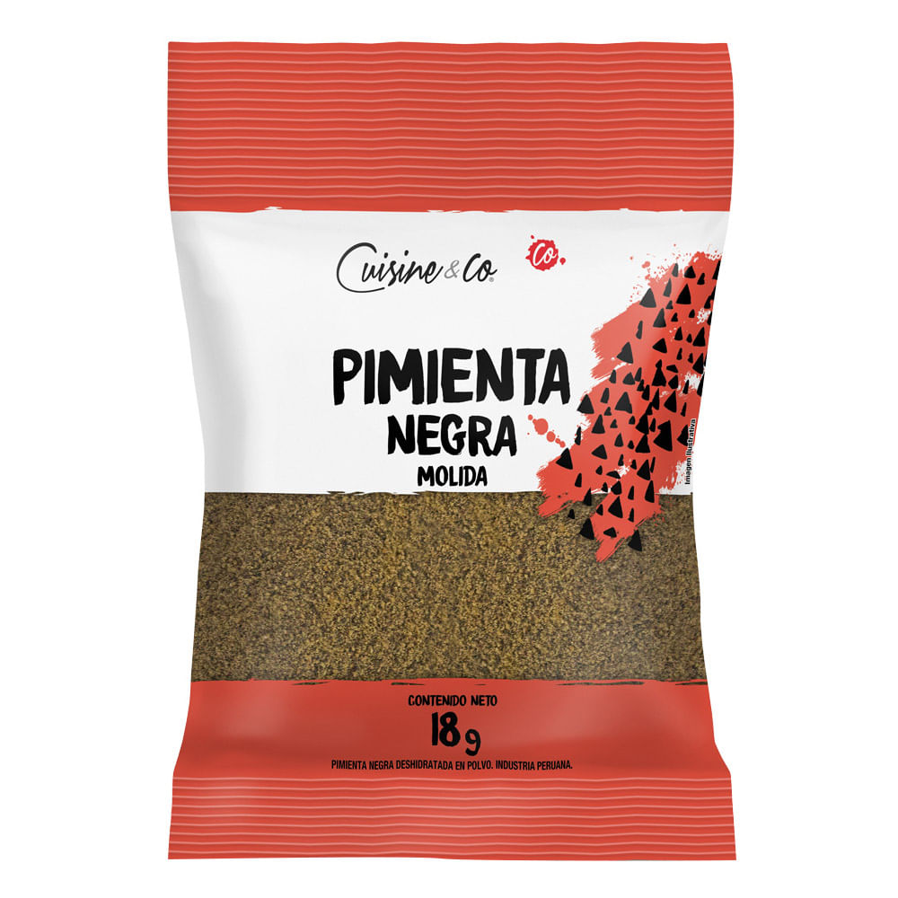 Pimienta Negra Molida Cuisine & Co 18g