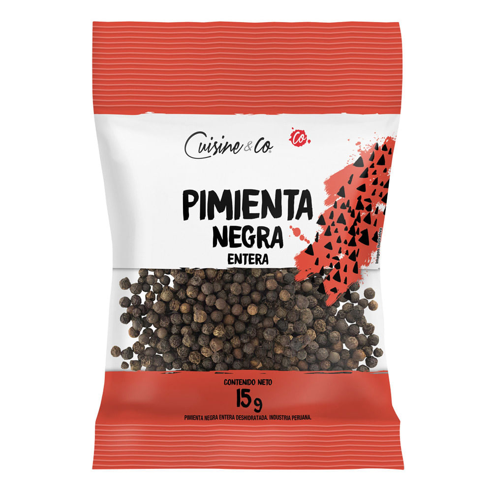 Pimienta Negra Entera Cuisine & Co 15g