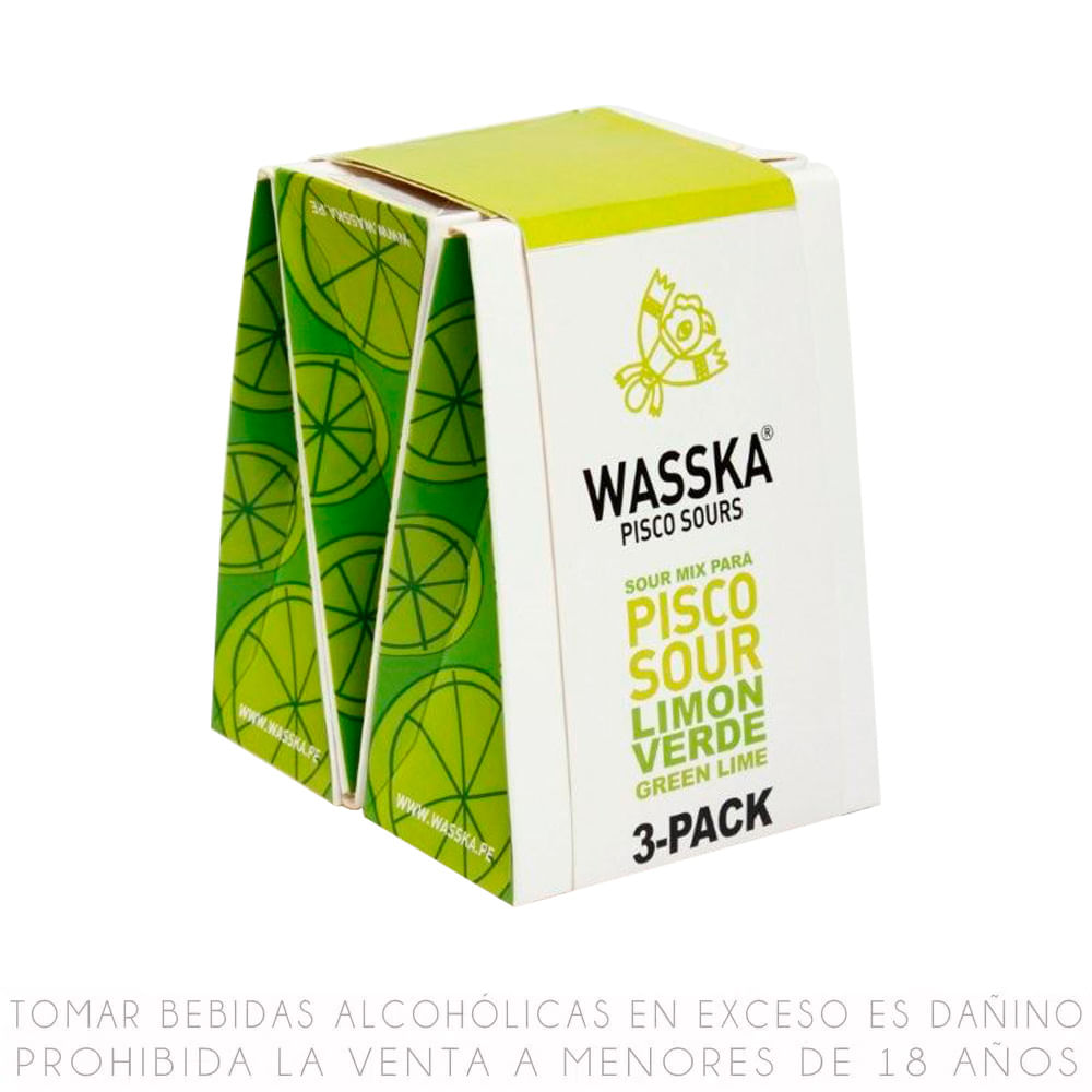 Pack x3 Base para Pisco Sour Wasska 125g