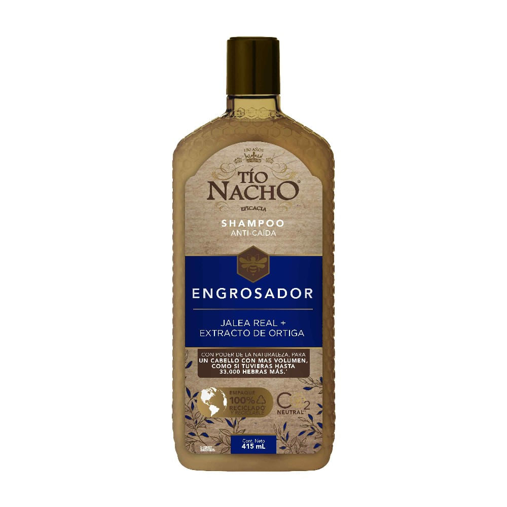 Shampoo Tío Nacho Anti Caída Engrosador 415ml