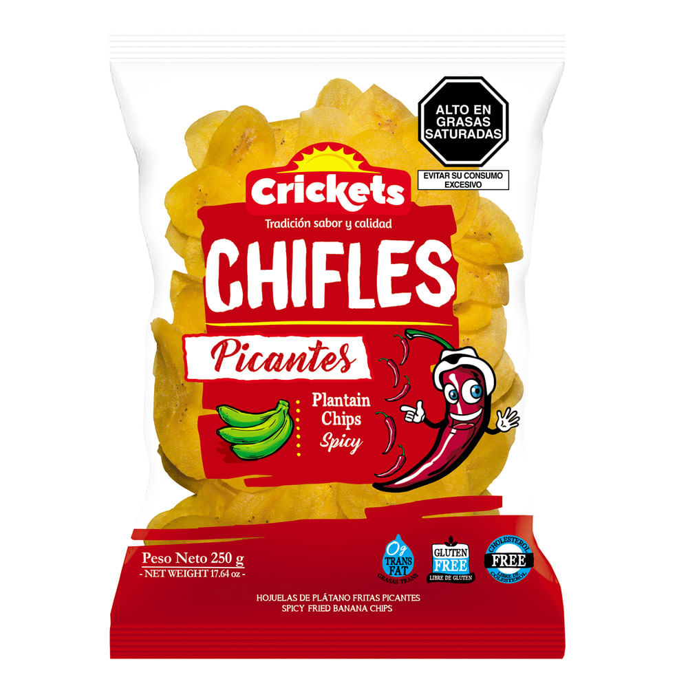 Chifles Picantes Crickets 250 g