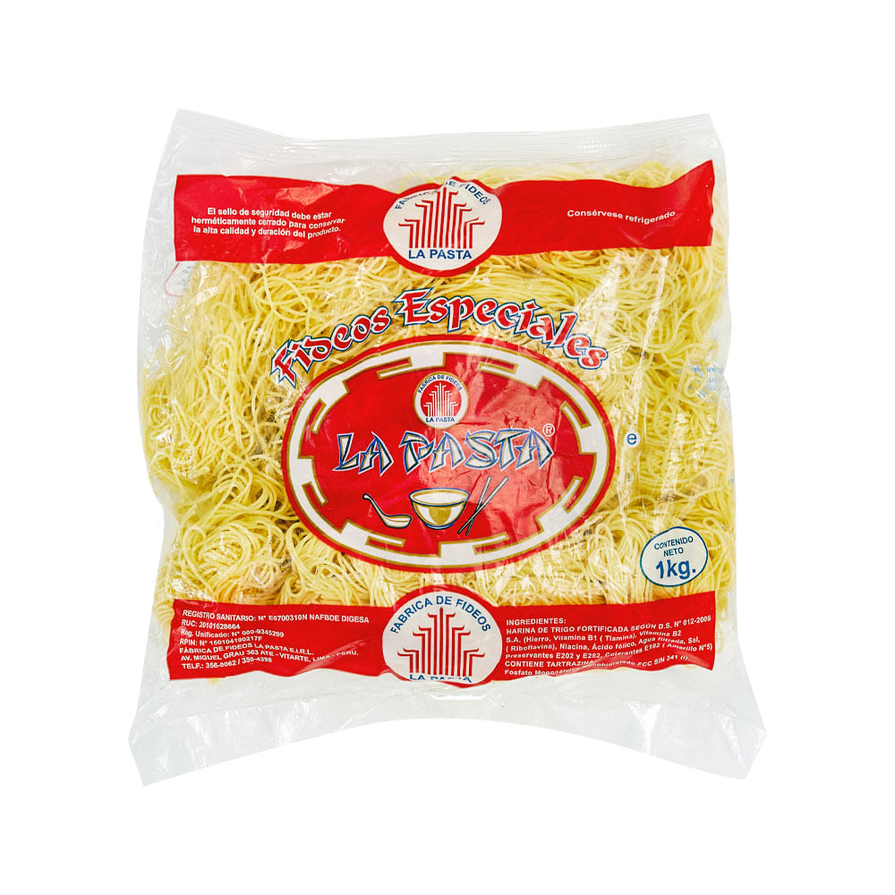 Fideos Especiales Tipo Chifa La Pasta 1kg