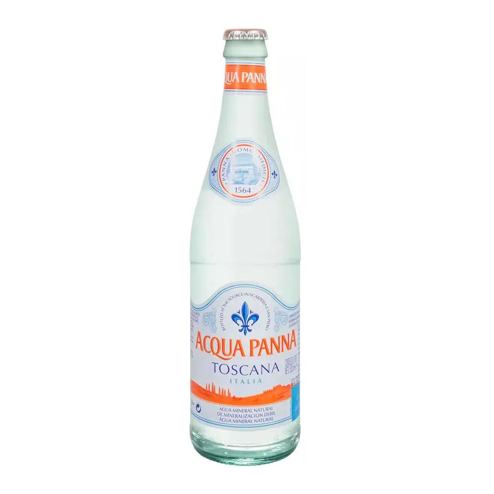 Agua Mineral Natural Sin Gas Acqua Panna Glass 505 ml