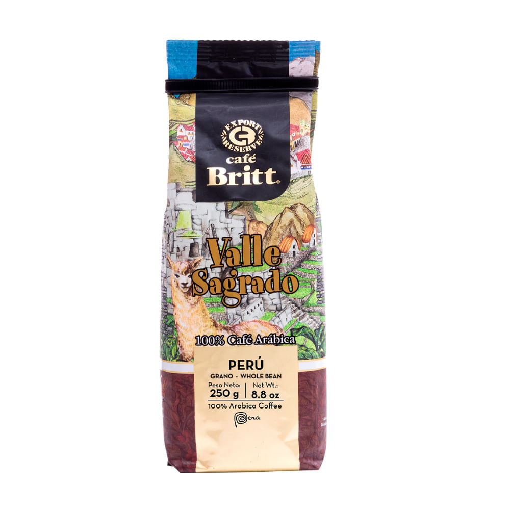 Café en Grano Valle Sagrado Britt 250g