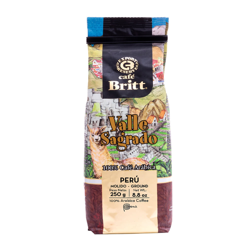 Café Molido Valle Sagrado Britt 250g
