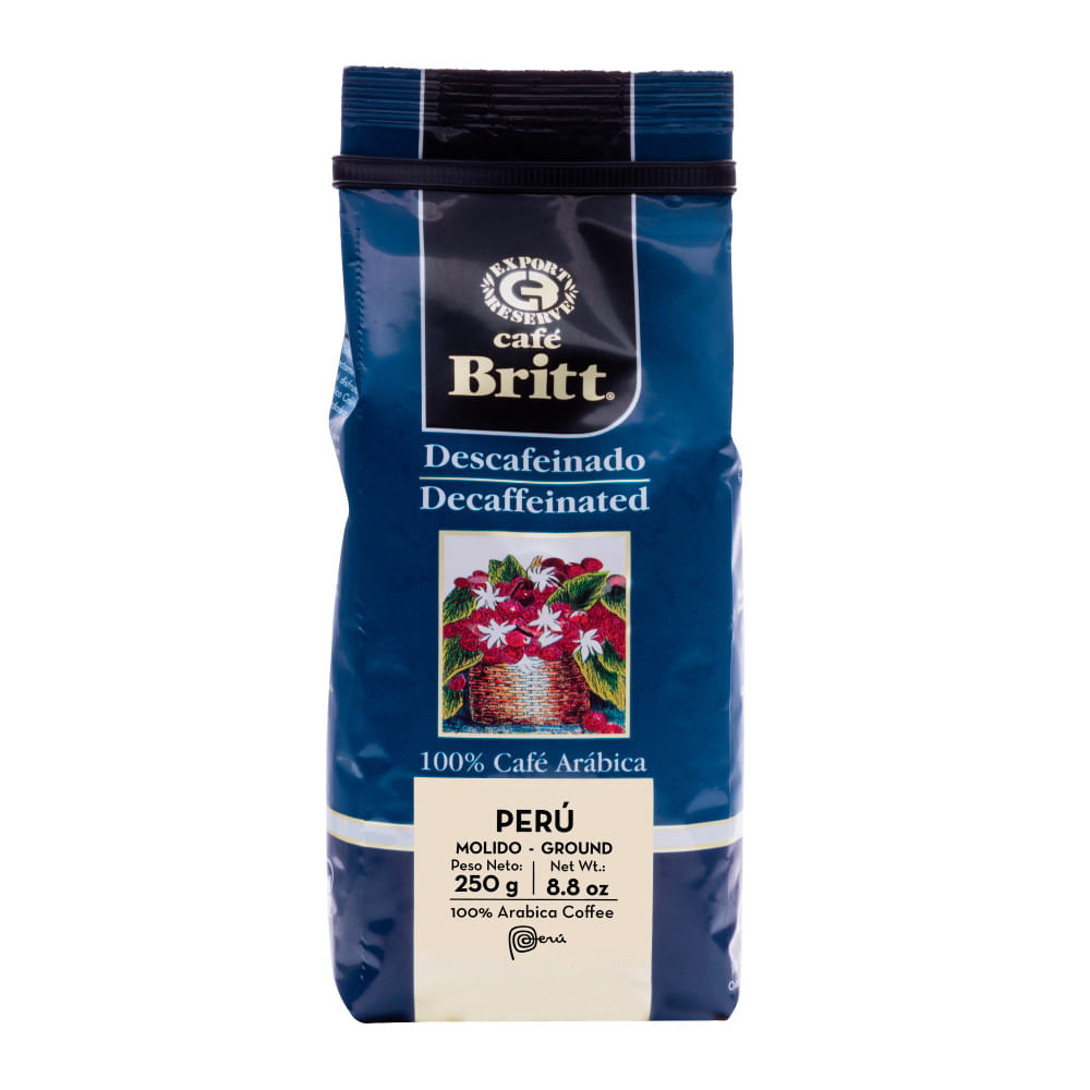 Café Molido Descafeinado Britt 250g