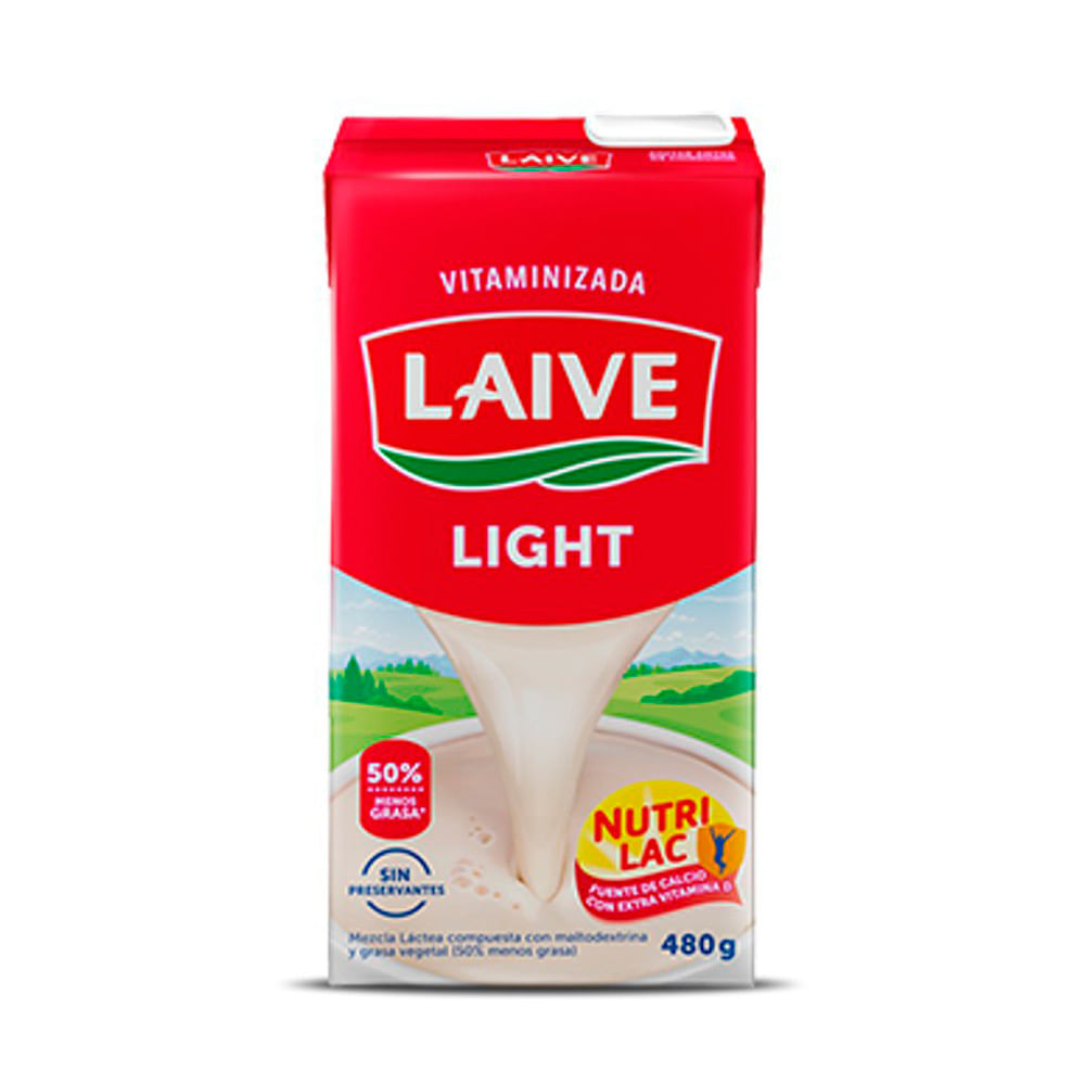 Mezcla Láctea 50% Menos Grasa Laive Light Caja 480g