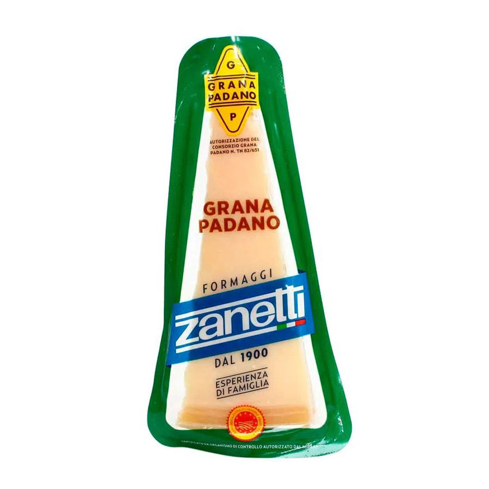 Queso Duro Grana Padano Zanetti Cuña 150 gr