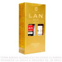 Vino Tinto Lan Rioja Crianza + Vino Tinto Blanco Duquesa de Valladolid