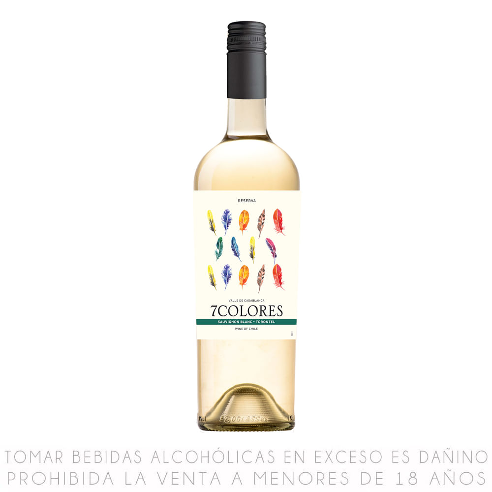 Vino Blanco Blend 7 Colores Reserva Botella 750ml