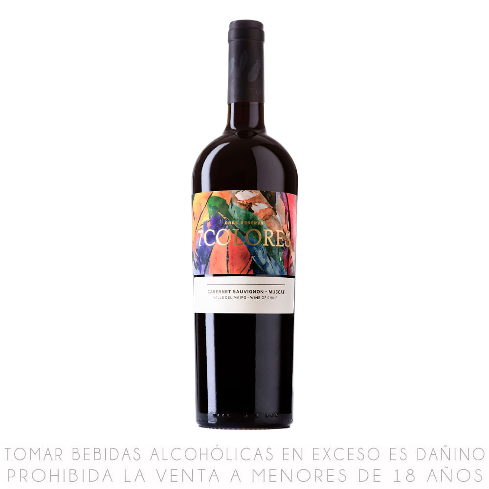Vino Tinto Blend 7 Colores Gran Reserva Botella 750ml