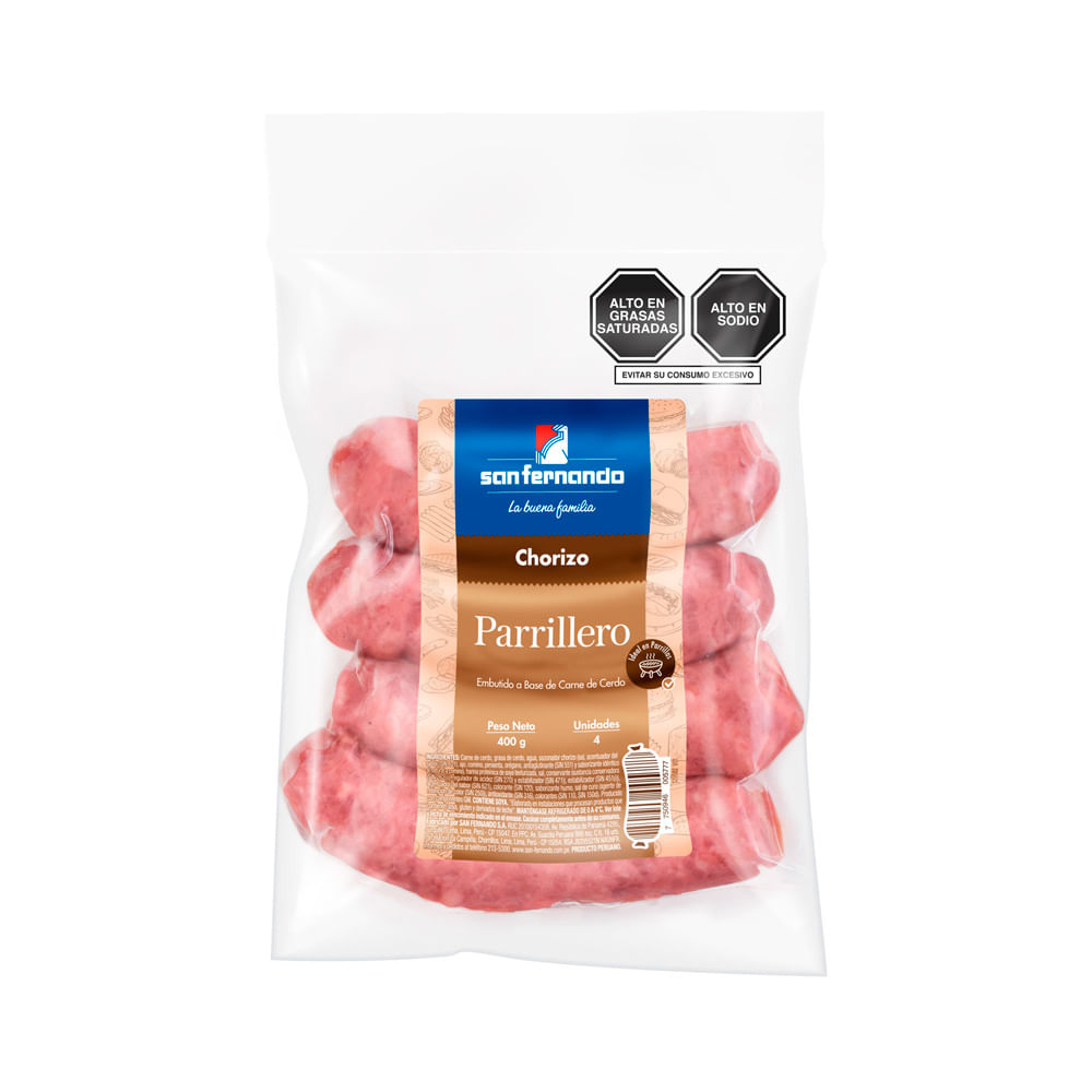 Chorizo Parrillero San Fernando 400g