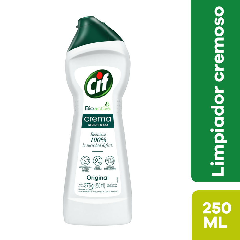Limpiador Multiuso en Crema Cif Bioactive Original 280ml