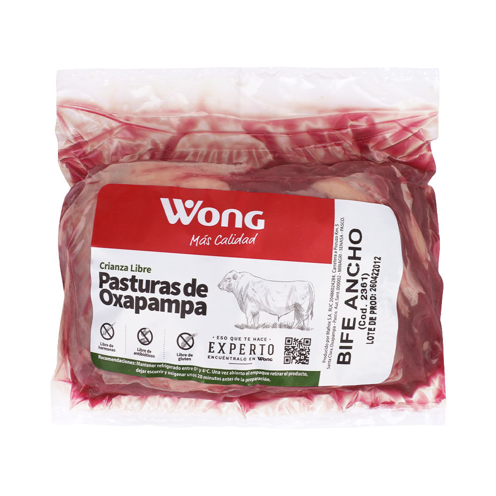 Bife Ancho Pasturas de Oxapampa x kg