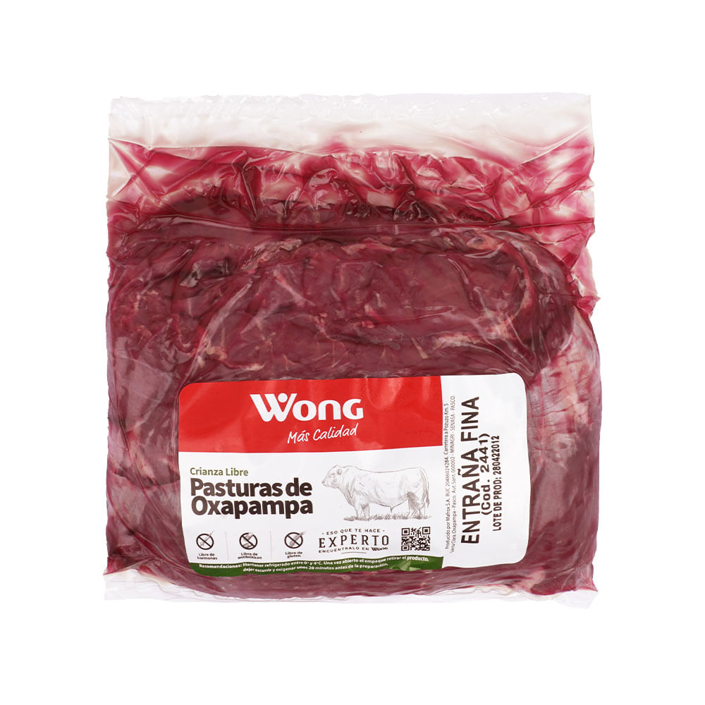 Entraña Fina Pasturas de Oxapampa x kg