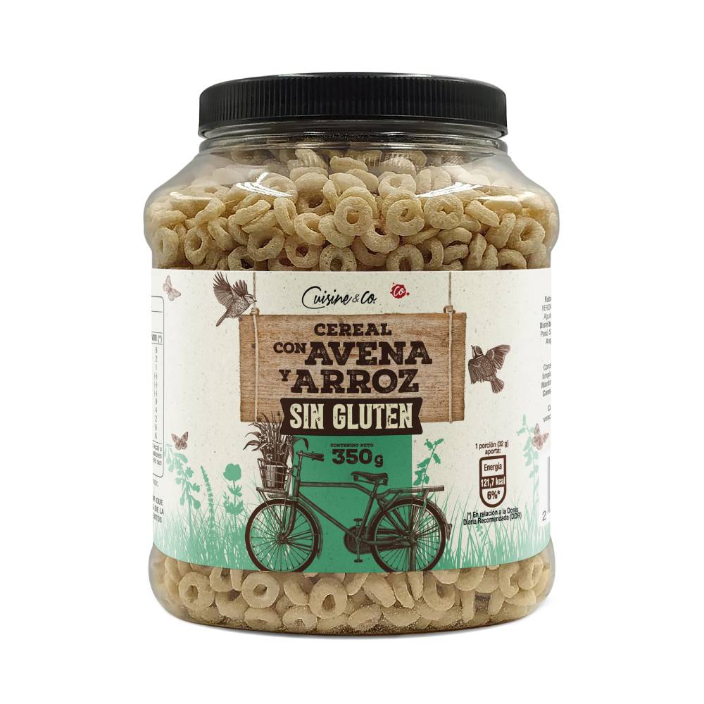 Cereal de Avena y Arroz Cuisine & Co 350g