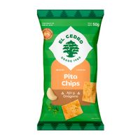 Pita Chips El Cedro Ajo y Orégano 50g