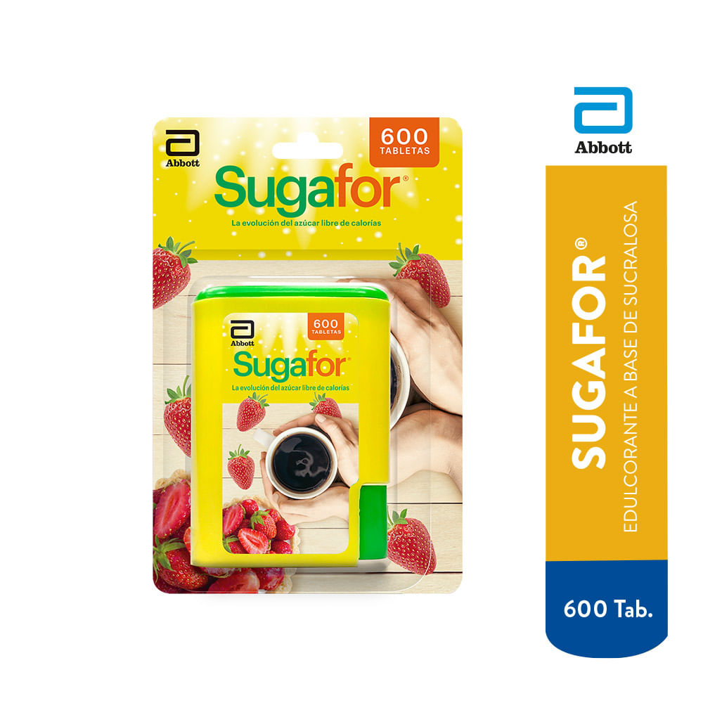 Edulcorante en Tabletas Sugafor 600un