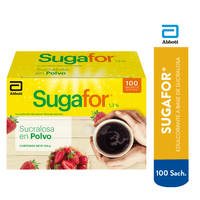 Edulcorante en Polvo Sugafor 100un